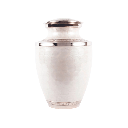 Superior Silver Brass Single Ashes Urn