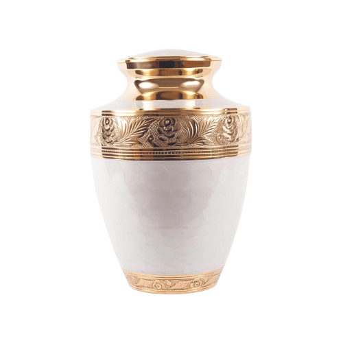Superior Tranquility Brass/Gold Single Ashes Urn