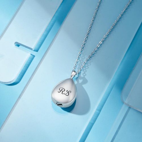 Custom Engraved Pendant Urn Necklace